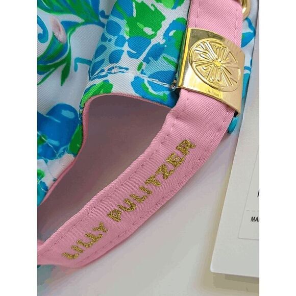 ☀🌴🏌 NWT LILLY PULITZER Women’s Run Around Hat Resort White Print - Picture 7 of 10